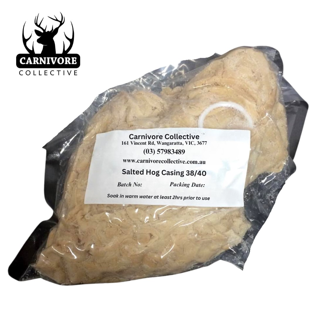Carnivore Collective Natural Graded 38/40mm Cacciatore Hog Salami Casings 91M Pack